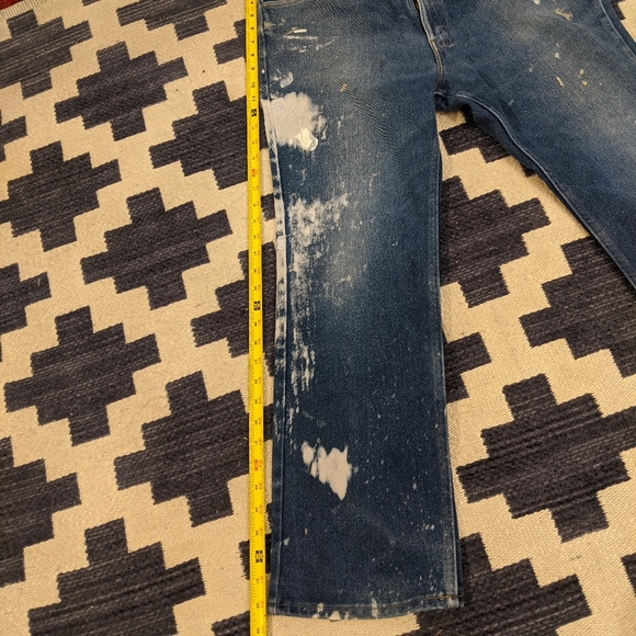 VINTAGE Levis orange tab well worked in pants